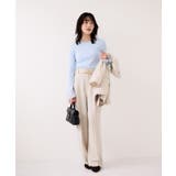 美easyリネンライクワイドパンツ/イージーケア・接触冷感・セットアップ対応 | VIS  | 詳細画像2 