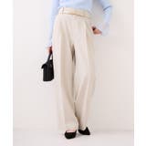 美easyリネンライクワイドパンツ/イージーケア・接触冷感・セットアップ対応 | VIS  | 詳細画像7 