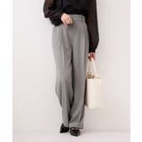 グレー(07) | 美easyリネンライクワイドパンツ/イージーケア・接触冷感・セットアップ対応 | VIS 