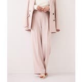 ピンク(63) | 美easyリネンライクワイドパンツ/イージーケア・接触冷感・セットアップ対応 | VIS 