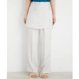 【吸水速乾/UV】スカートレイヤードスラックスパンツ【SET】 | VIS | 詳細画像14