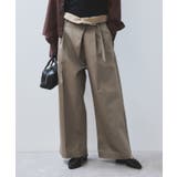 カーキー系(38) | 【洗える】2WAYラップデザインパンツ | VIS 