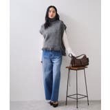 ビジューデニムパンツ | VIS  | 詳細画像3 