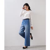 ビジューデニムパンツ | VIS  | 詳細画像8 