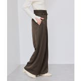 ベルトディテールタックワイドパンツ/イージーケア | VIS  | 詳細画像24 