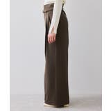 ベルトディテールタックワイドパンツ/イージーケア | VIS  | 詳細画像26 