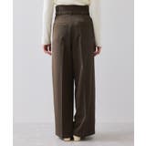 ベルトディテールタックワイドパンツ/イージーケア | VIS  | 詳細画像27 