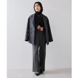 ベルトディテールタックワイドパンツ/イージーケア | VIS  | 詳細画像6 