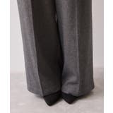 起毛ウールライク版ベルトディテールタックワイドパンツ | VIS  | 詳細画像25 