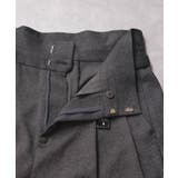 起毛ウールライク版ベルトディテールタックワイドパンツ | VIS  | 詳細画像27 