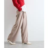 【新色追加】【美easy】ウーリッシュ2タックワイド スラックスパンツ【洗える】 | VIS | 詳細画像12