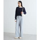 【新色追加】【美easy】ウーリッシュ2タックワイド スラックスパンツ【洗える】 | VIS | 詳細画像13