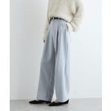 【新色追加】【美easy】ウーリッシュ2タックワイド スラックスパンツ【洗える】 | VIS | 詳細画像17