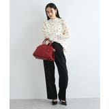 【新色追加】【美easy】ウーリッシュ2タックワイド スラックスパンツ【洗える】 | VIS | 詳細画像19