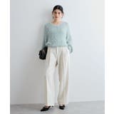 【新色追加】【美easy】ウーリッシュ2タックワイド スラックスパンツ【洗える】 | VIS | 詳細画像21