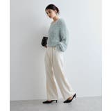 【新色追加】【美easy】ウーリッシュ2タックワイド スラックスパンツ【洗える】 | VIS | 詳細画像22
