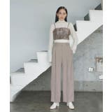 【新色追加】【美easy】ウーリッシュ2タックワイド スラックスパンツ【洗える】 | VIS | 詳細画像27