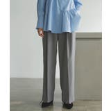 【新色追加】【美easy】ウーリッシュ2タックワイド スラックスパンツ【洗える】 | VIS | 詳細画像30