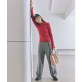 【新色追加】【美easy】ウーリッシュ2タックワイド スラックスパンツ【洗える】 | VIS | 詳細画像4