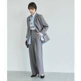 【新色追加】【美easy】ウーリッシュ2タックワイド スラックスパンツ【洗える】 | VIS | 詳細画像43