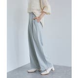 【新色追加】【美easy】ウーリッシュ2タックワイド スラックスパンツ【洗える】 | VIS | 詳細画像49