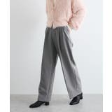 【新色追加】【美easy】ウーリッシュ2タックワイド スラックスパンツ【洗える】 | VIS | 詳細画像8