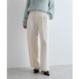 キナリ(16) | 【新色追加】【美easy】ウーリッシュ2タックワイド スラックスパンツ【洗える】 | VIS