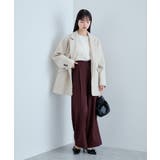 ストレッチ釦付きワイドパンツ スラックス | VIS  | 詳細画像34 