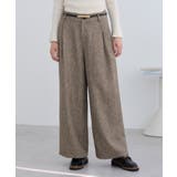 ツイード2タックワイドパンツ | VIS | 詳細画像14