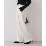 【美easy】ウーリッシュワンタックワイドパンツ【セットアップ対応/洗える】 | VIS  | 詳細画像11 