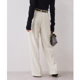 【美easy】ウーリッシュワンタックワイドパンツ【セットアップ対応/洗える】 | VIS  | 詳細画像12 