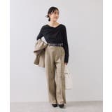 【美easy】ウーリッシュワンタックワイドパンツ【セットアップ対応/洗える】 | VIS  | 詳細画像15 