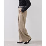 【美easy】ウーリッシュワンタックワイドパンツ【セットアップ対応/洗える】 | VIS  | 詳細画像17 