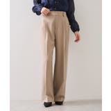 【美easy】ウーリッシュワンタックワイドパンツ【セットアップ対応/洗える】 | VIS  | 詳細画像24 