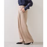 【美easy】ウーリッシュワンタックワイドパンツ【セットアップ対応/洗える】 | VIS  | 詳細画像25 