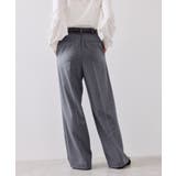 【美easy】ウーリッシュワンタックワイドパンツ【セットアップ対応/洗える】 | VIS  | 詳細画像29 