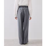 【美easy】ウーリッシュワンタックワイドパンツ【セットアップ対応/洗える】 | VIS  | 詳細画像35 