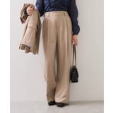 ベージュ(27) | 【美easy】ウーリッシュワンタックワイドパンツ【セットアップ対応/洗える】 | VIS 