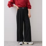 Hot Beautyツータックワイドパンツ/イージーケア | VIS  | 詳細画像15