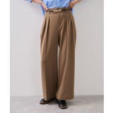 Hot Beautyツータックワイドパンツ/イージーケア | VIS  | 詳細画像6