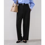 ブラック(01) | Hot Beautyスリムストレートパンツ/イージーケア | VIS