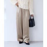 【WEB/一部店舗限定】配色サイドラインサテンイージーパンツ | VIS  | 詳細画像13 