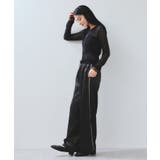 【WEB/一部店舗限定】配色サイドラインサテンイージーパンツ | VIS  | 詳細画像28 