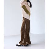 【WEB/一部店舗限定】配色サイドラインサテンイージーパンツ | VIS  | 詳細画像4 