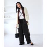 【WEB/一部店舗限定】配色サイドラインサテンイージーパンツ | VIS  | 詳細画像6 