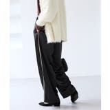 【WEB/一部店舗限定】配色サイドラインサテンイージーパンツ | VIS  | 詳細画像9 