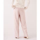 【WEB限定】美easyリネンライクベルテッドストレートパンツ イージーケア 接… | VIS  | 詳細画像12 