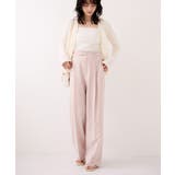 【WEB限定】美easyリネンライクベルテッドストレートパンツ イージーケア 接… | VIS  | 詳細画像13 