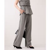 【WEB限定】美easyリネンライクベルテッドストレートパンツ イージーケア 接… | VIS  | 詳細画像17 