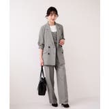 【WEB限定】美easyリネンライクベルテッドストレートパンツ イージーケア 接… | VIS  | 詳細画像19 